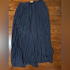 MICHAEL Michael Kors Navy and White Polka Dot Skirt